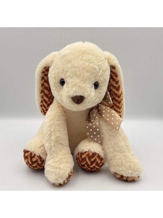 Hug & Luv Other - Hug & Luv Cream Tan Easter Bunny Rabbit Lop Ear Sitting Stuffed Animal Plush 9"
